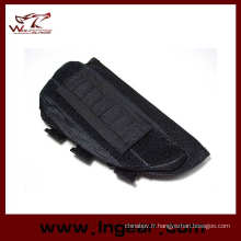 Sac de pistolet Tactical Shotgun Airsoft fusil Ammo Pouch joue Pad